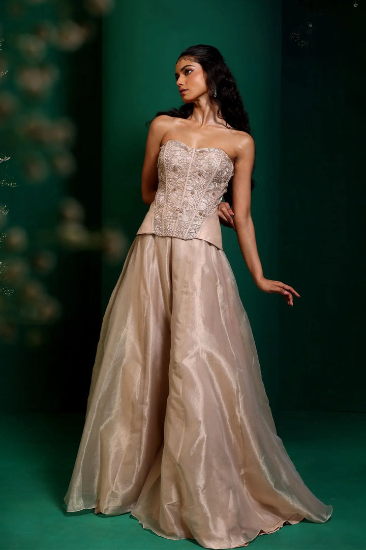 Rose Gold Sharara Set