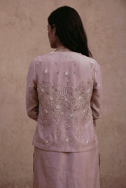 Straight Kurta with jacket and stylised pants