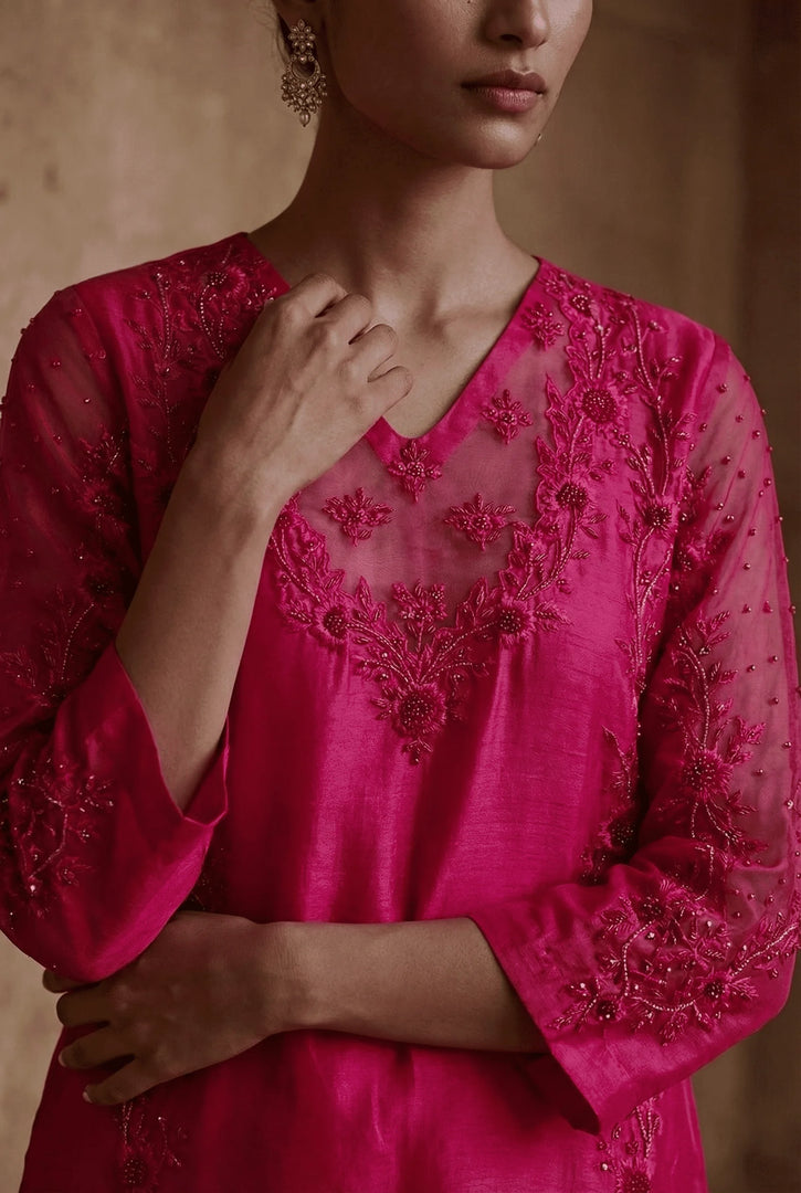 Straight kurta with pants