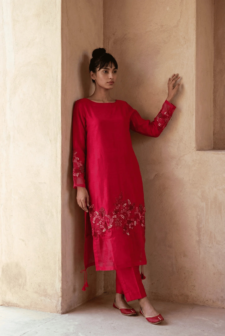 Straight Kurta with Pants