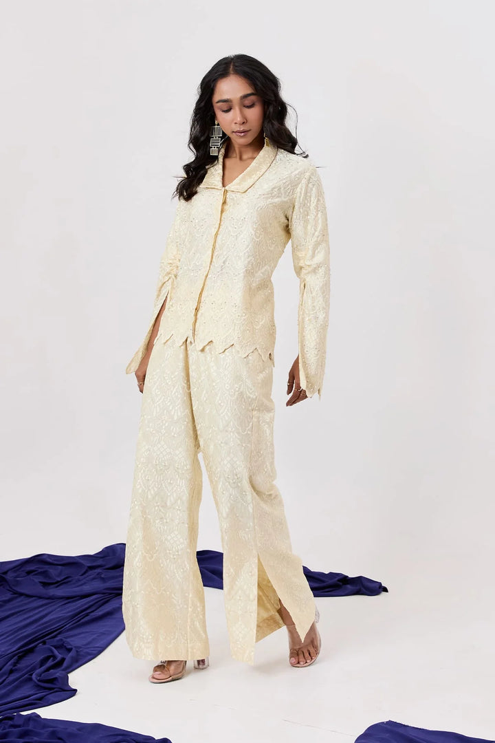 Soft-Ivory Lace co-ord set