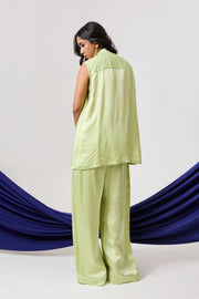 Tie-up Multi textured two-piece Set