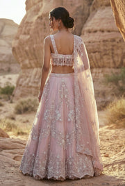 Lace inspired lehenga set