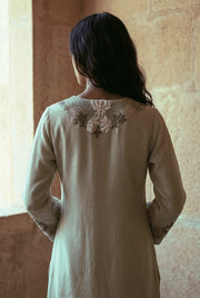 Bell Sleeve A-Line Kurta Set