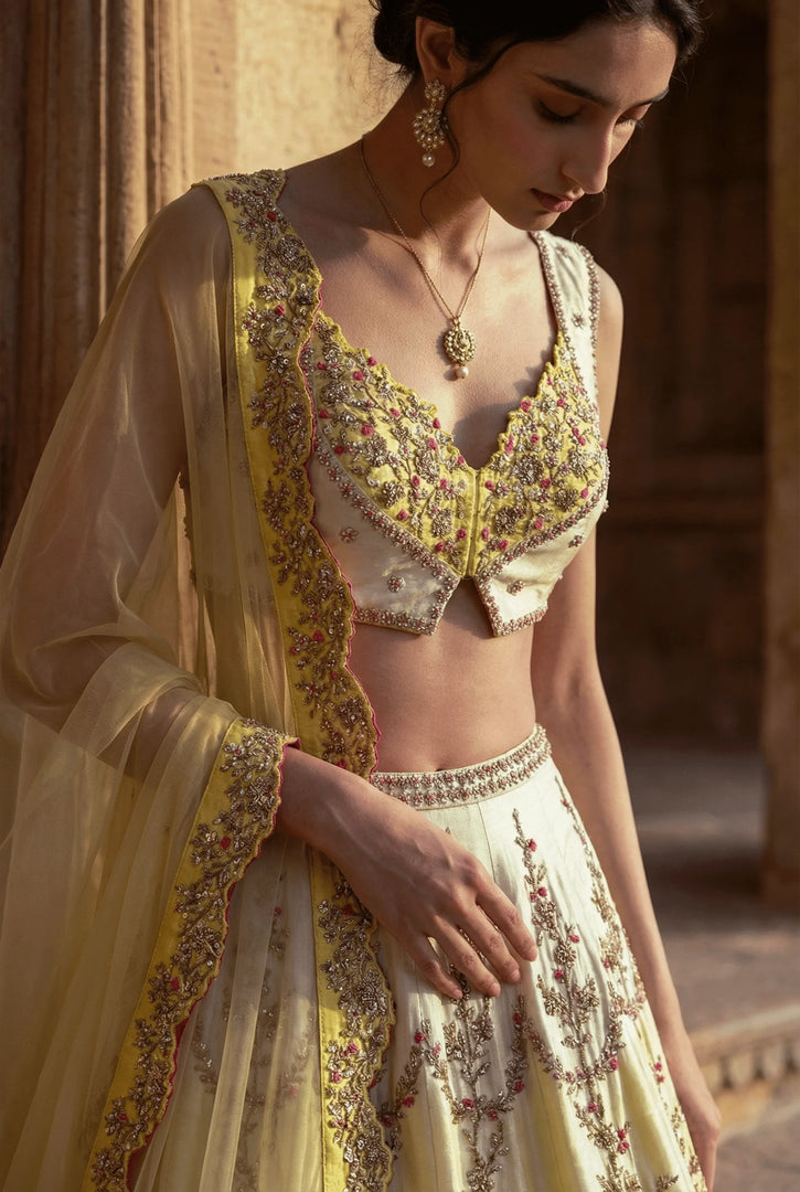 Multi-colour Lehenga Set