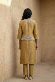 Straight Kurta with Jacket and straight pants